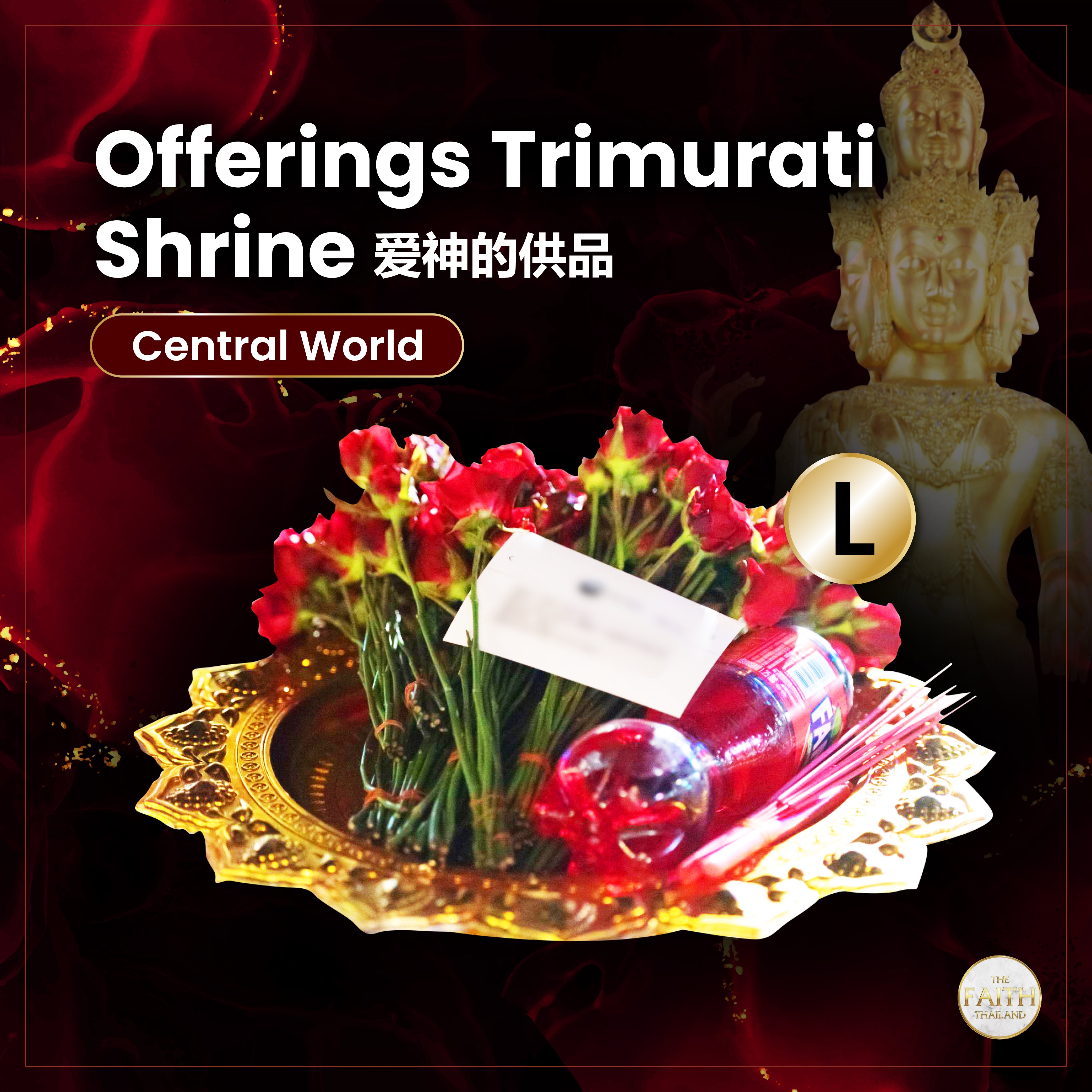 Offerings Trimurati Shrine Central World